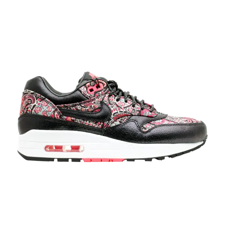 

Кроссовки Nike Liberty of London x Wmns Air Max 1 QS 'Black Paisley', черный
