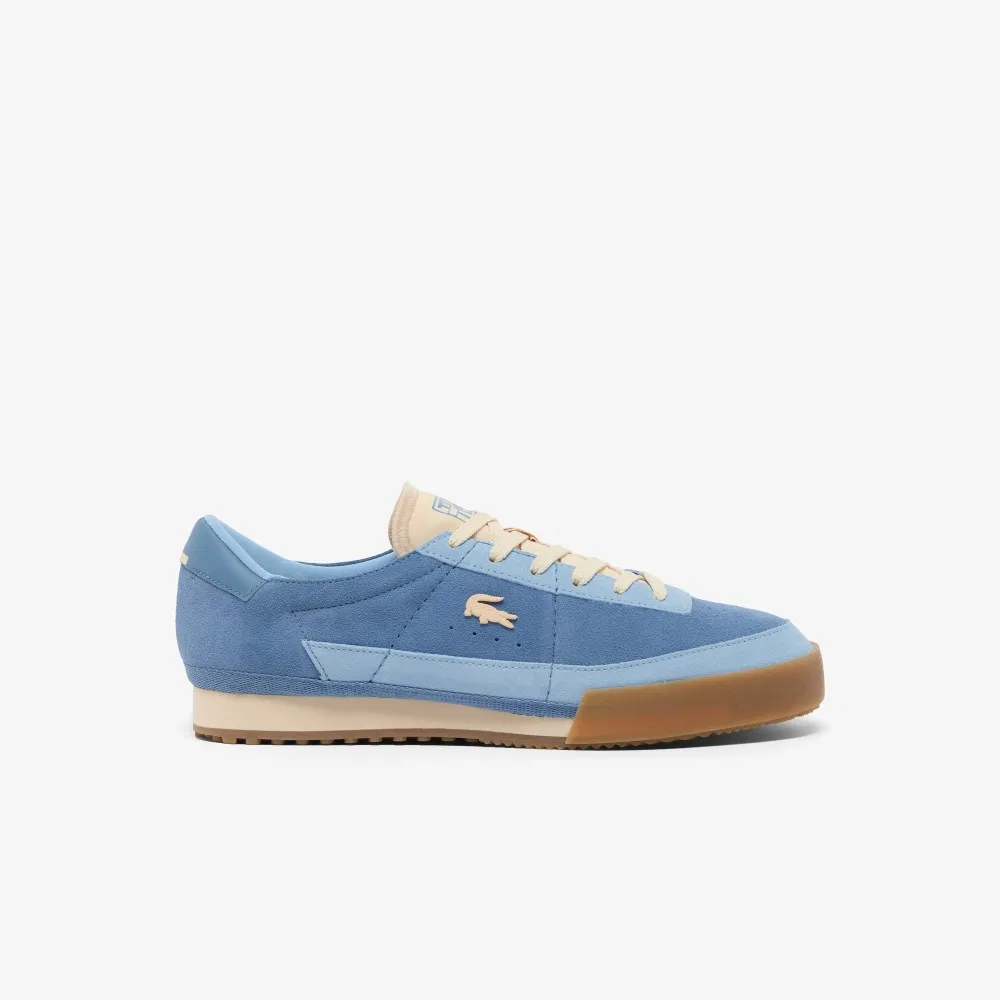 Мужские сине-коричневые кроссовки Lacoste Aura