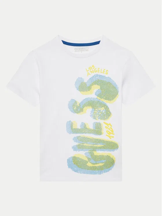 Футболка classic fit Guess, белый