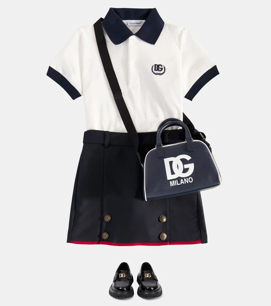 Лоферы из лакированной кожи Dolce&Gabbana Kids, черный — фото 2
