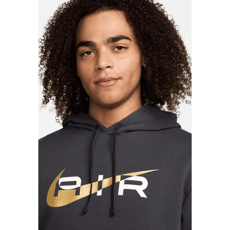 Худи Nike Sportswear Air Fleece с длинным рукавом, Антрацитовый — фото 3