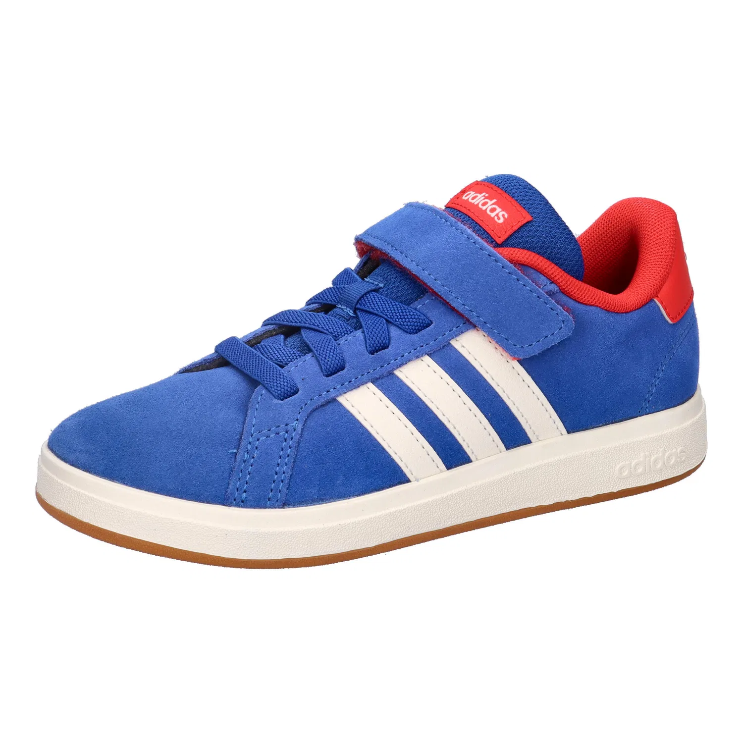 Детские кроссовки с замшевым верхом GRAND COURT 00s EL C Adidas, Konigsblau Weiss Rot