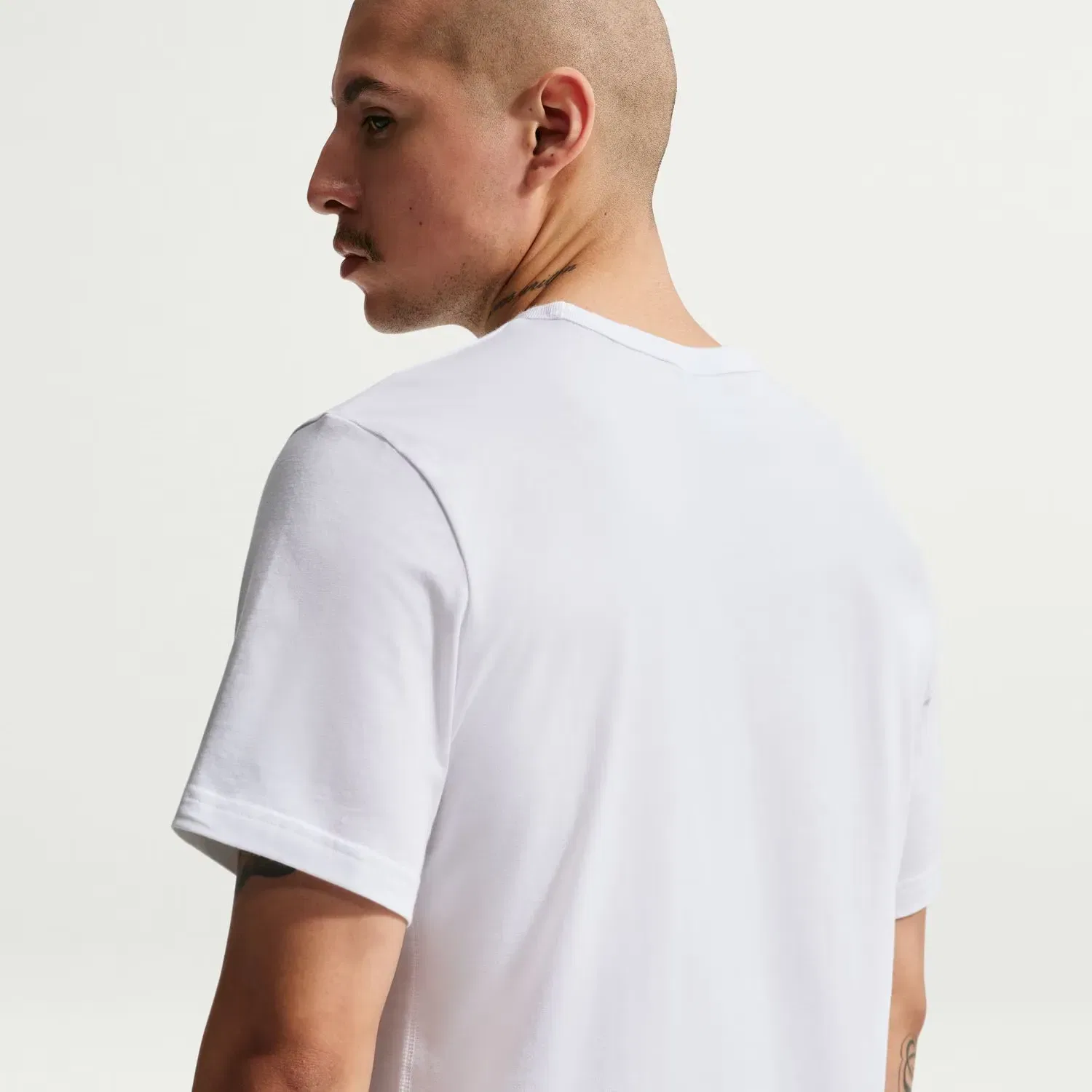 Мужская футболка хлопковая Sportswear Nike, Blanco — фото 2