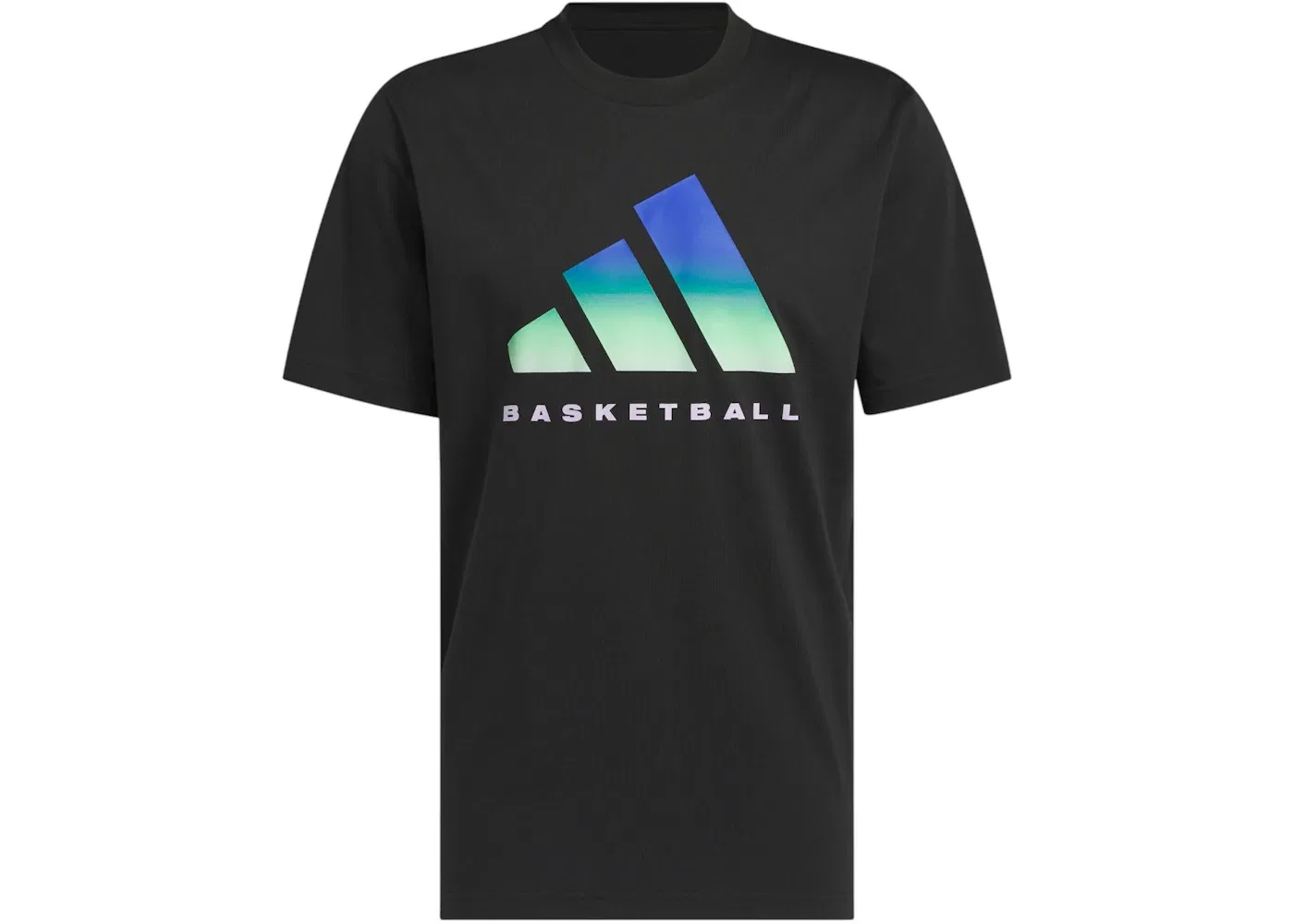 Мужская футболка с принтом Tee Adidas, Black Lime Burst