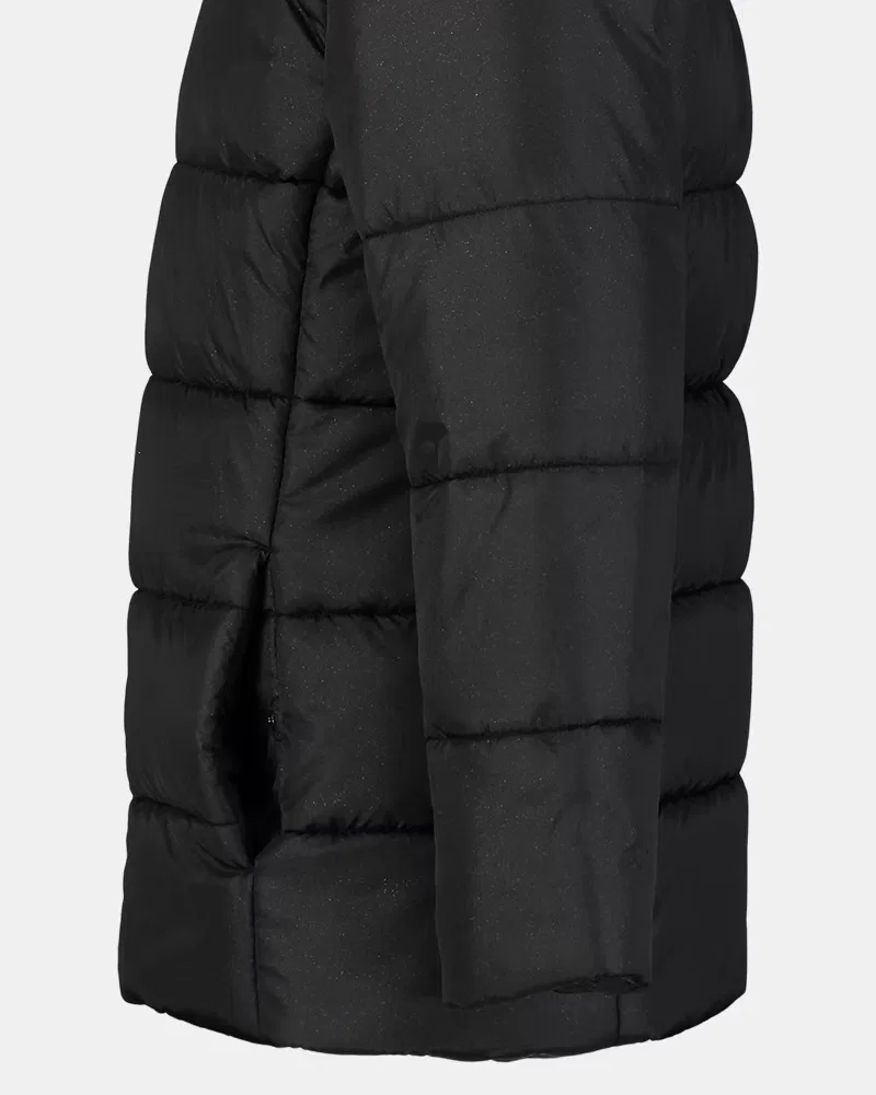 Парка для девочек утепленная с флисовой подкладкой UA Willow UnderArmour, Black/Metallic Rose Gold — фото 4