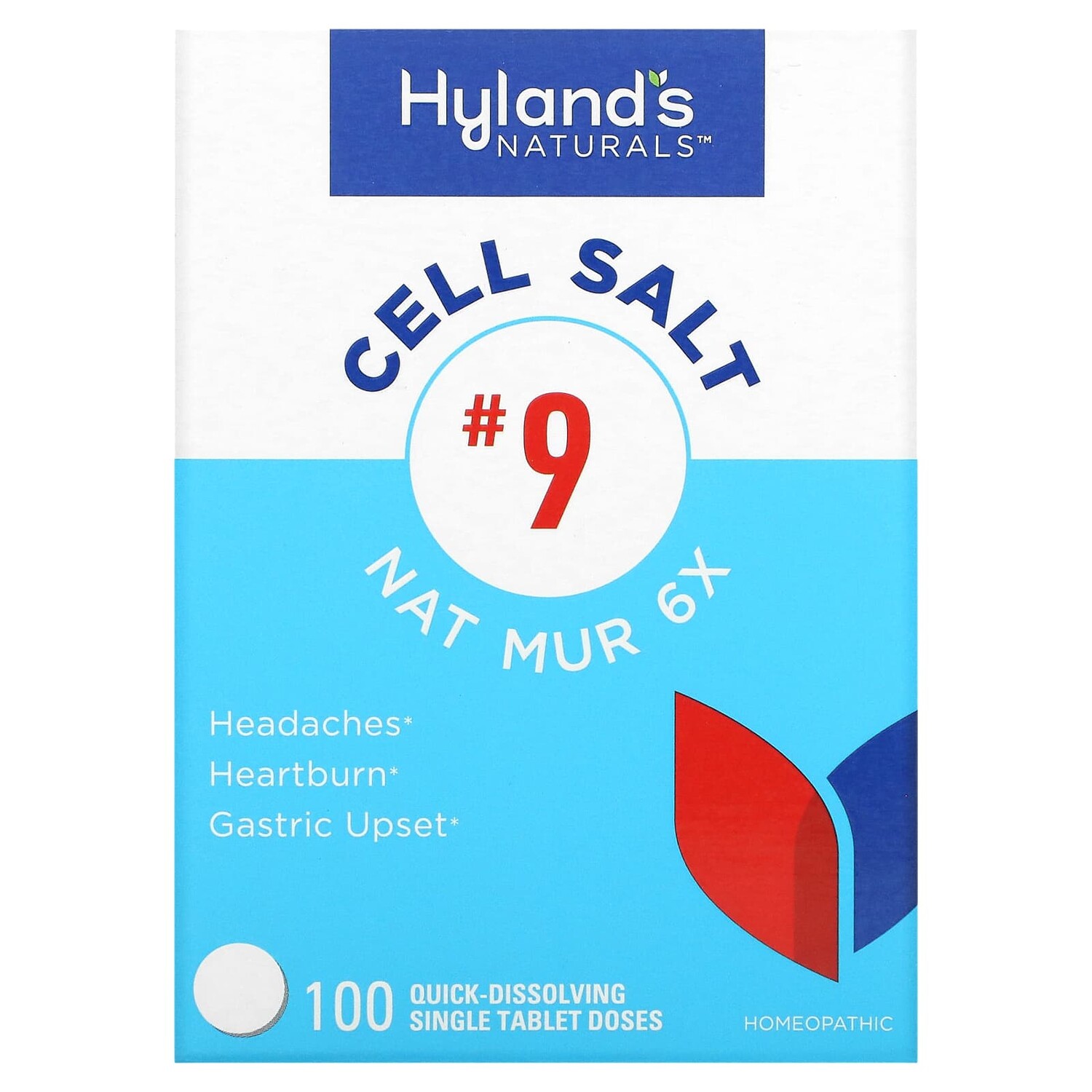 

Клеточная Соль № 9 Hyland's, 100 быстрорастворимых отдельных таблеток