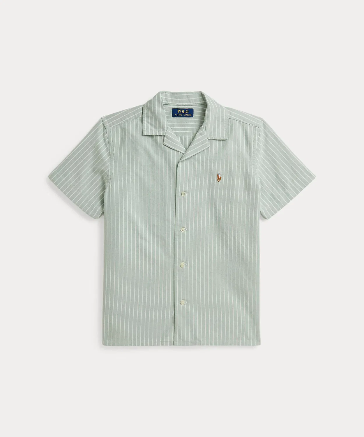 Детская рубашка в полоску из хлопка с длинным рукавомPolo Ralph Lauren Childrenswear, Multi