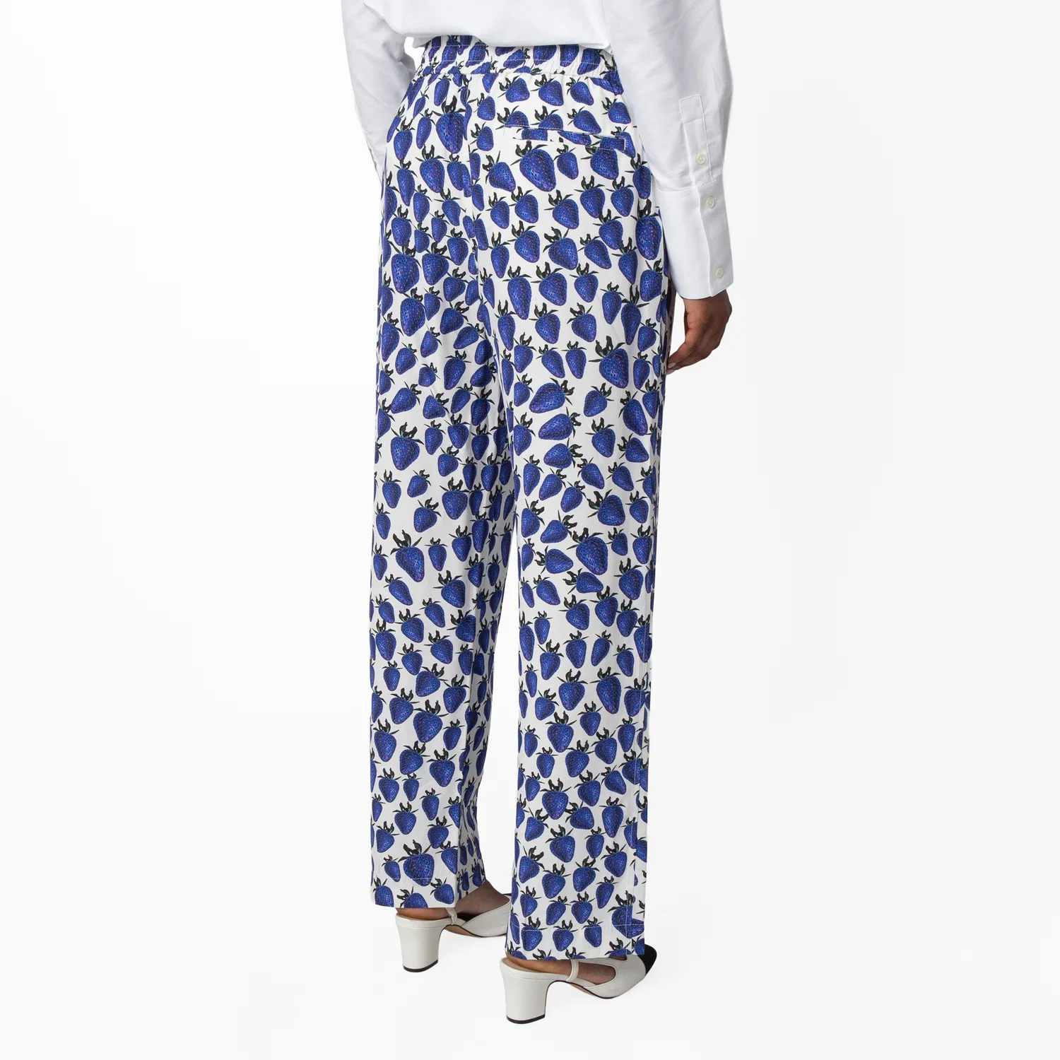 Брюки с принтом Strawberry Printed Burberry, Knight Ip Pattern — фото 2