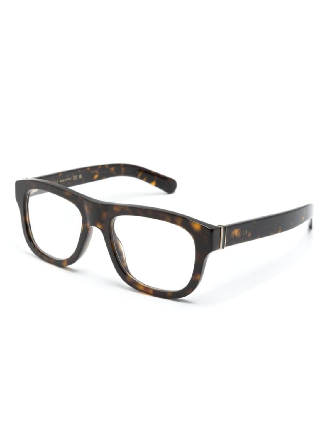 Gucci Eyewear очки в прямоугольной оправе, коричневый — фото 2
