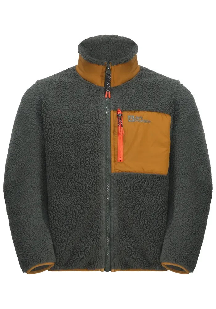 

Флисовая куртка Jack Wolfskin "ICE CURL JACKET K", зеленый