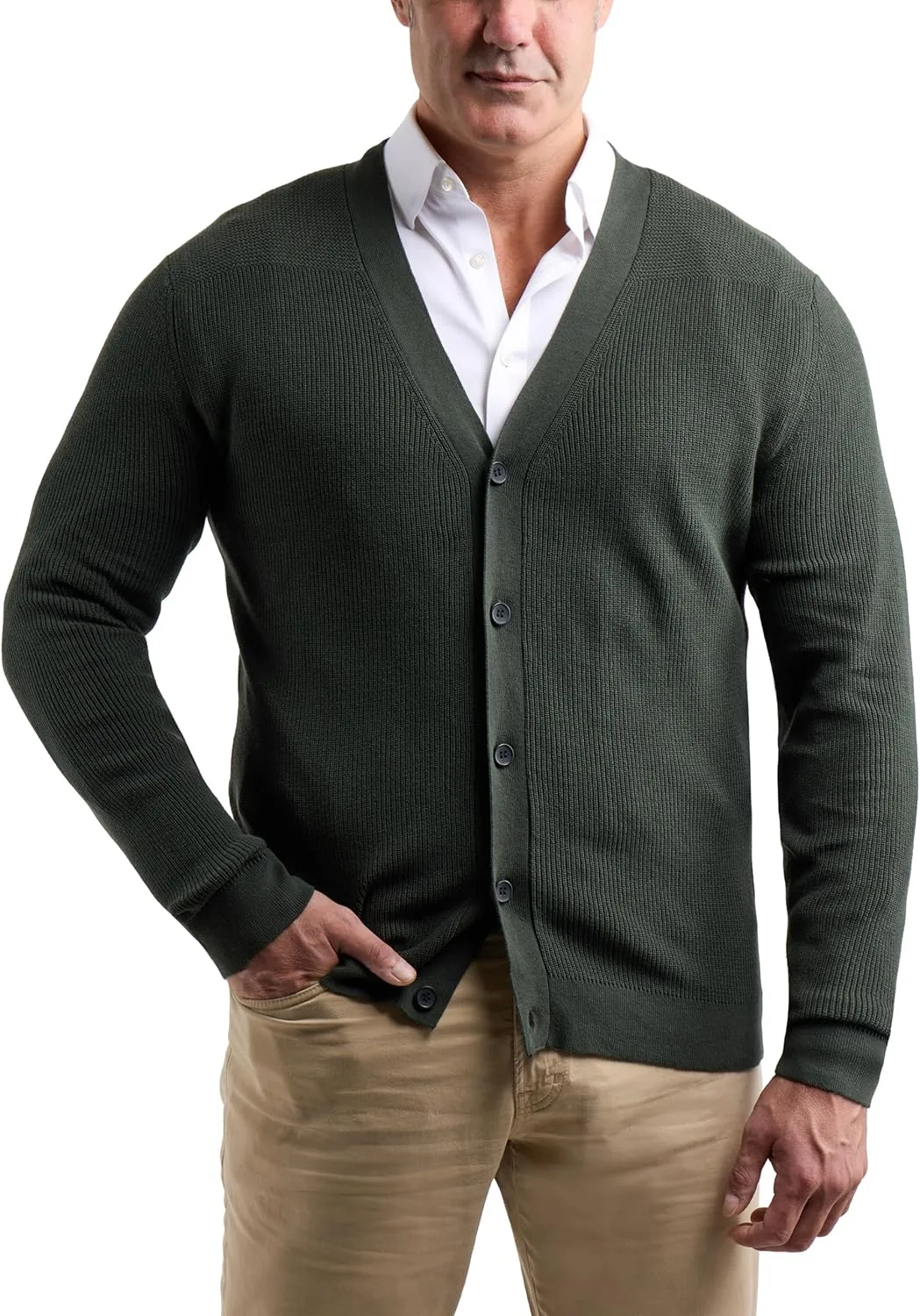 

X RAY мужской кардиган, шаль воротник, кабельная вязка