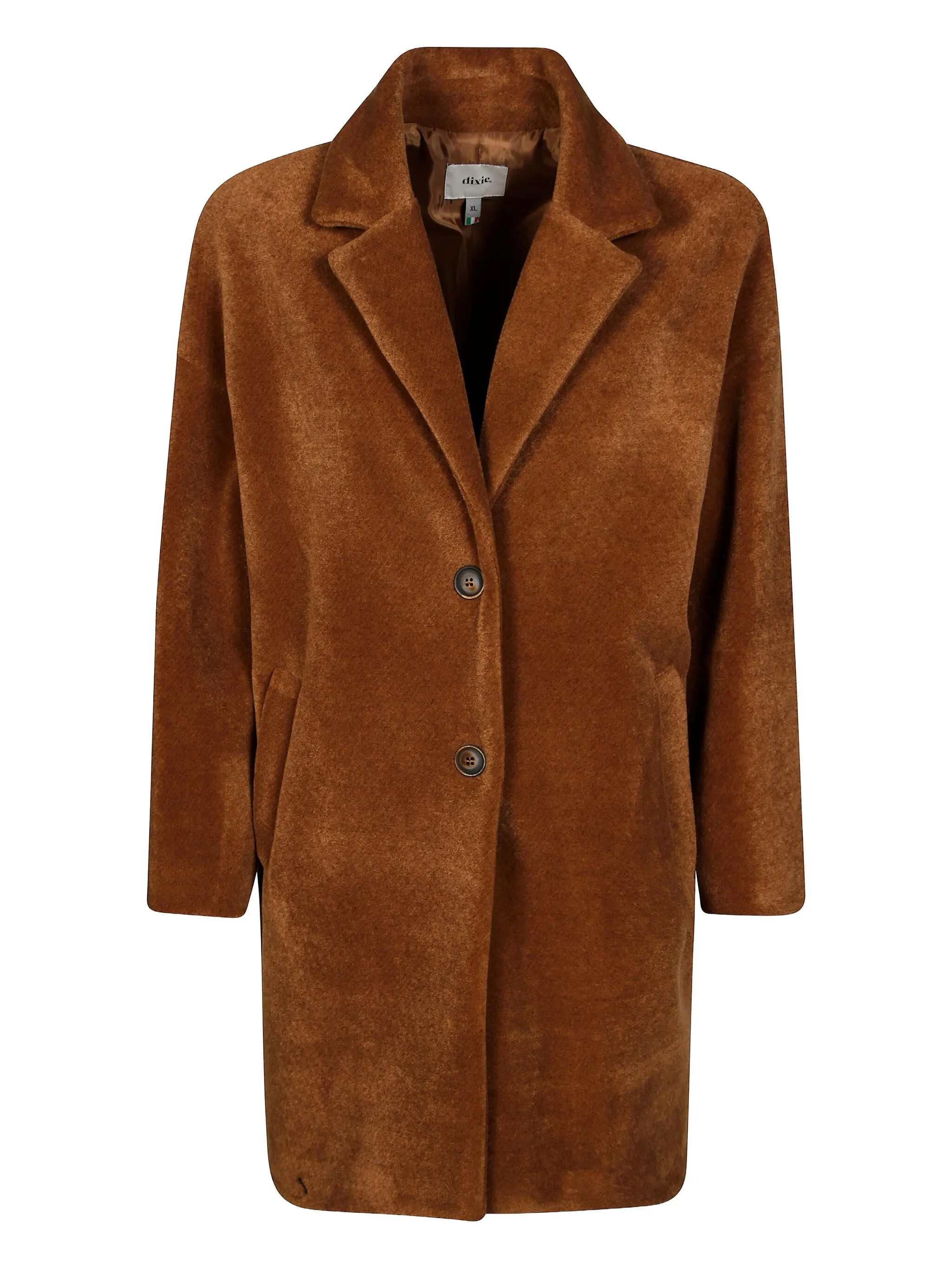 

Однобортное пальто Dixie, коричневый