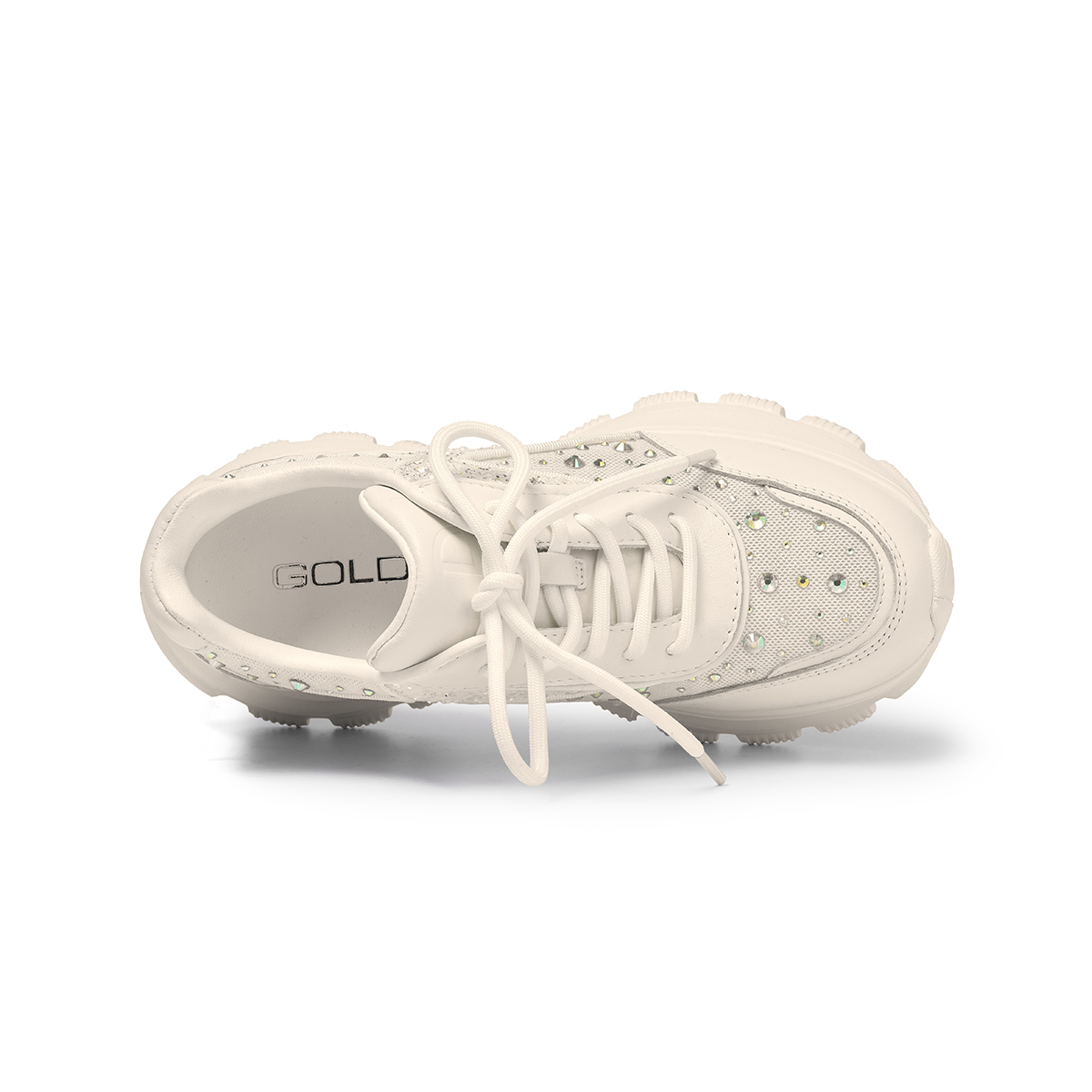 GOLDLION Женские кроссовки Low Top Chunky в цвете экрю, цвет Ecru — фото 3