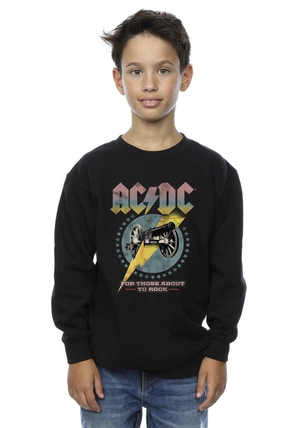 

Толстовка для тех, кто собирается зажигать AC/DC, черный