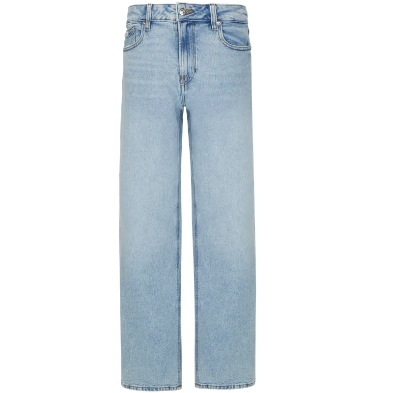 Calvin Klein Джинсы Women's GFX Denim Light Blue Moderate Straight Fit