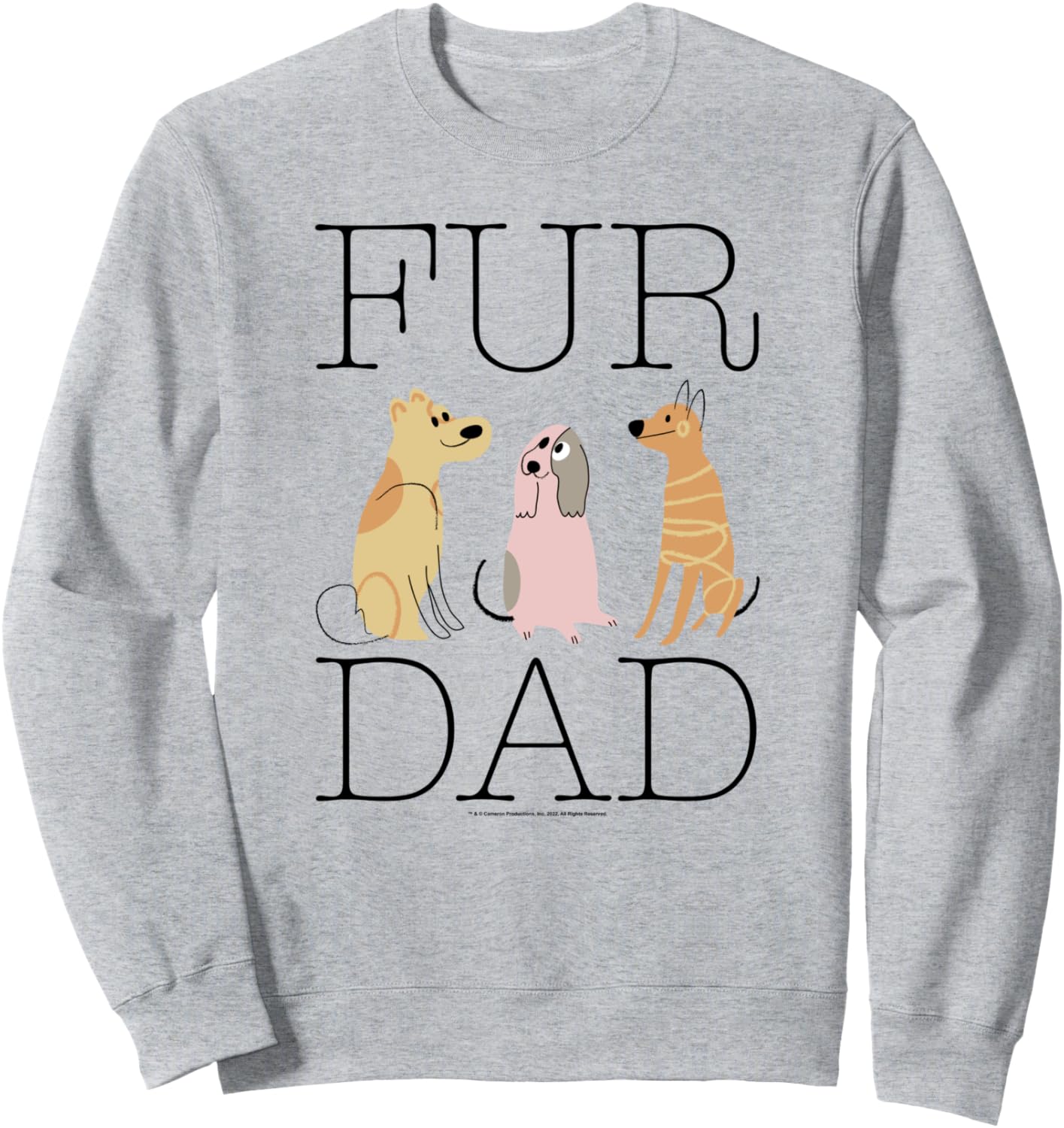 

Цель собаки. День отца. Толстовка с изображением папы-пуделя и щенков породы дудл Purpose By W. Bruce Cameron, серый