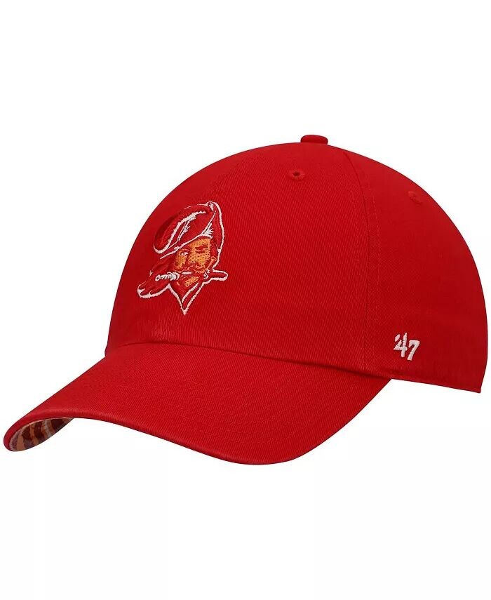 

Мужская регулируемая кепка Tampa Bay Buccaneers x Zubaz Red Undervisor Clean Up '47 Brand