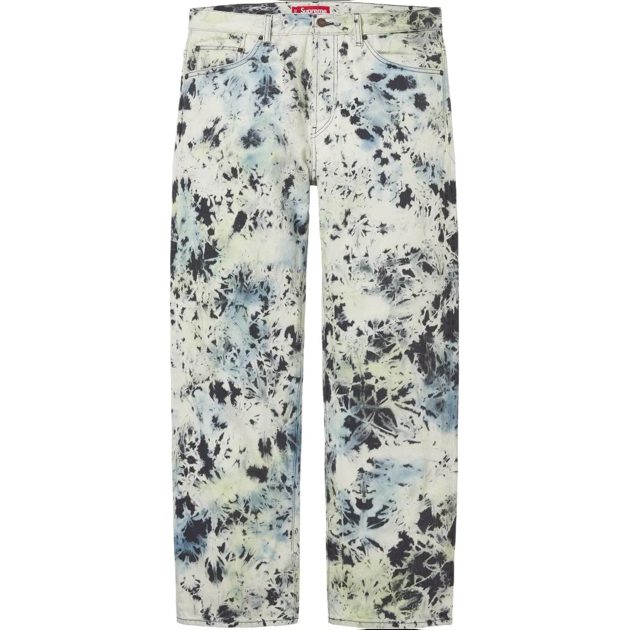 Джинсы Regular Jean Unisex Supreme, Tie-Dye Color