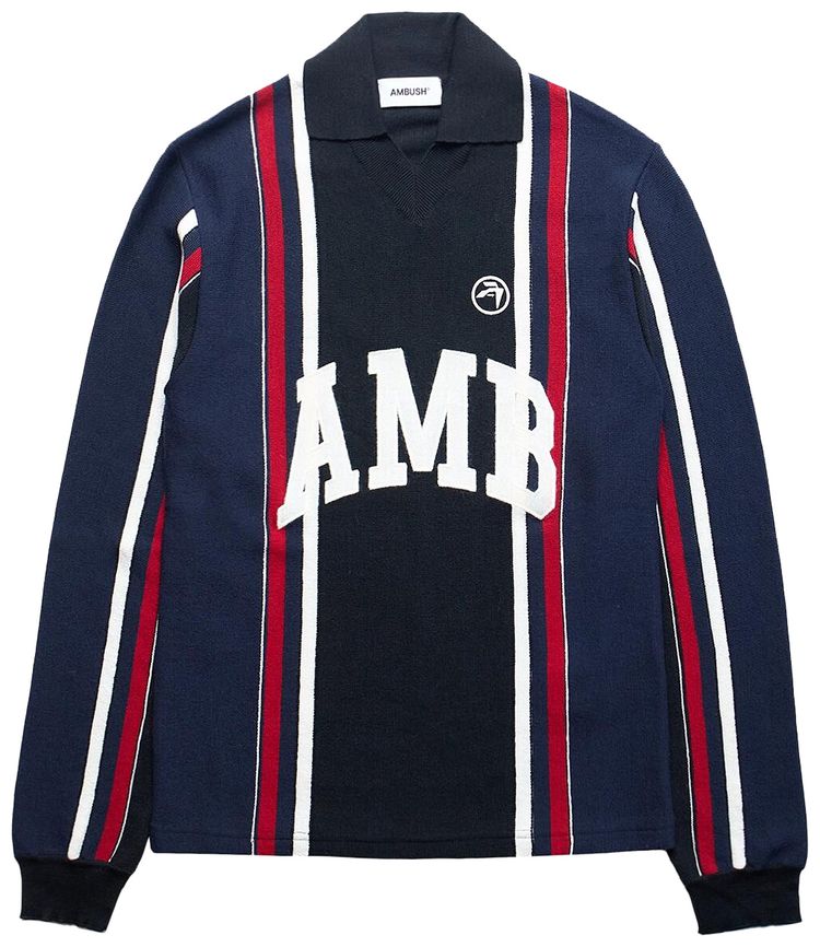 

Поло Ambush Long-Sleeve Embroidered Polo 'Blue', синий