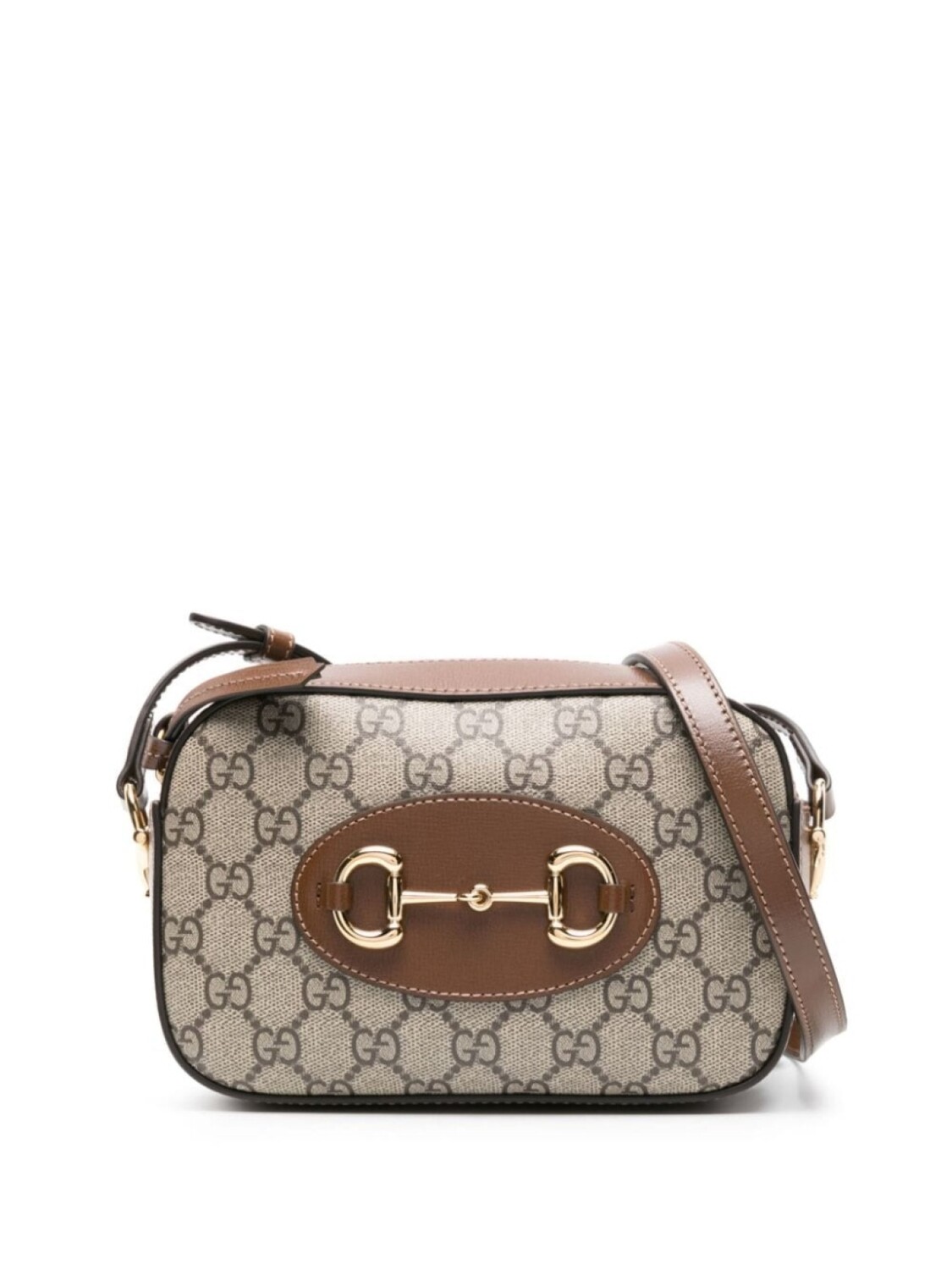 

Сумка на плечо Gucci Horsebit 1955, коричневый