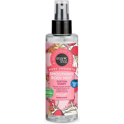 

Organic Shop Body Desserts Успокаивающий спрей для тела с ароматом сладкой ваты - 200 мл Natura Siberica