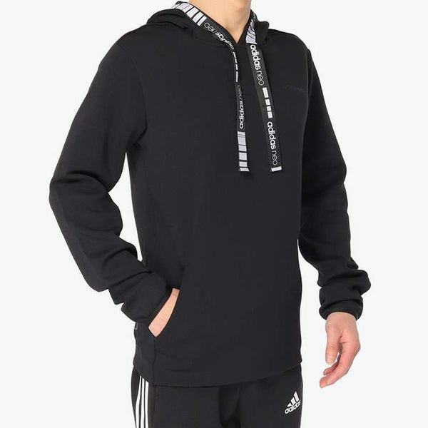 Толстовка men's cozy casual sports black Adidas, черный — фото 3