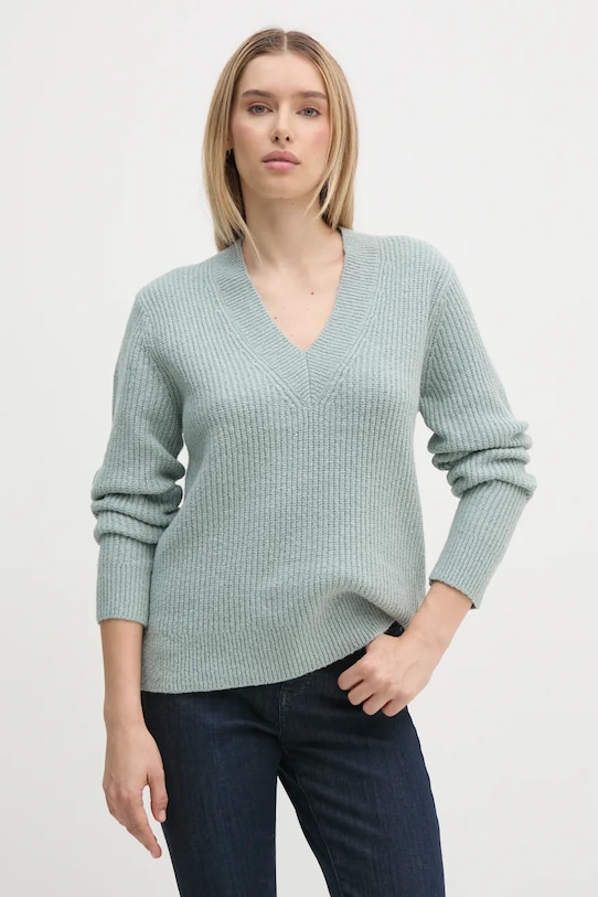 

Свитер с добавлением шерсти Calvin Klein, бирюзовый