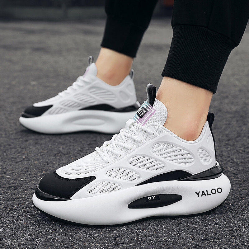 

Кроссовки Yalu Lifestyle Shoes Men Low-top, белый/черный