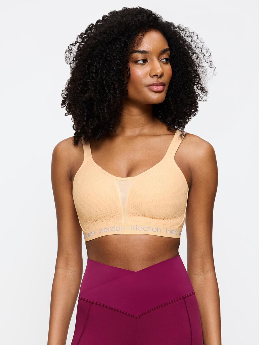 

Женский поддерживающий бюстгальтер с полной чашкой - Triaction Energy Lite, оранжевый