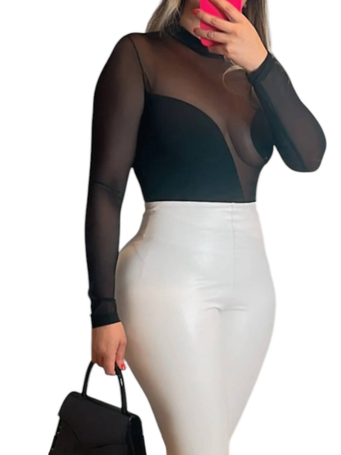 

Черный сетчатый боди Kikiriki