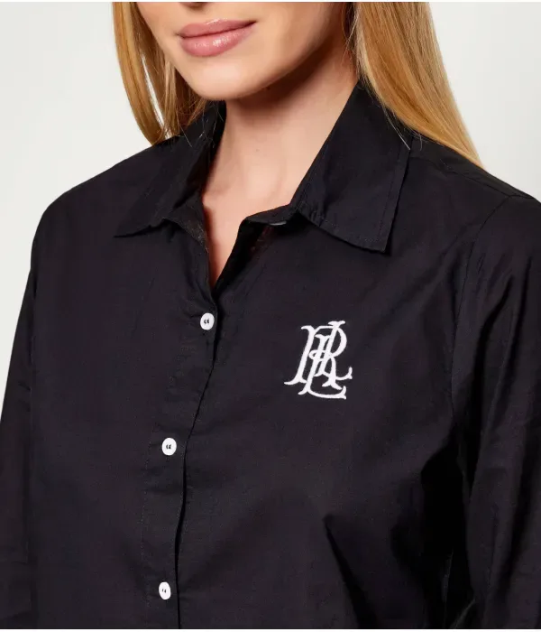 Рубашка regular fit Polo Ralph Lauren, черный — фото 4