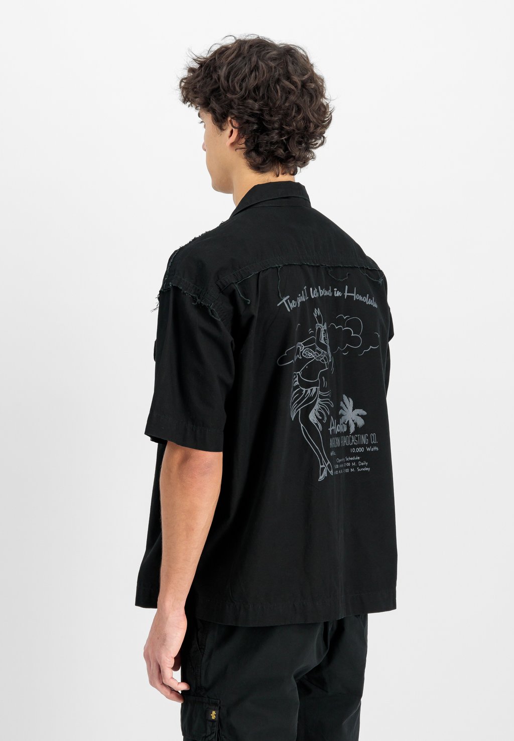 

Рубашка Alpha Industries, черный