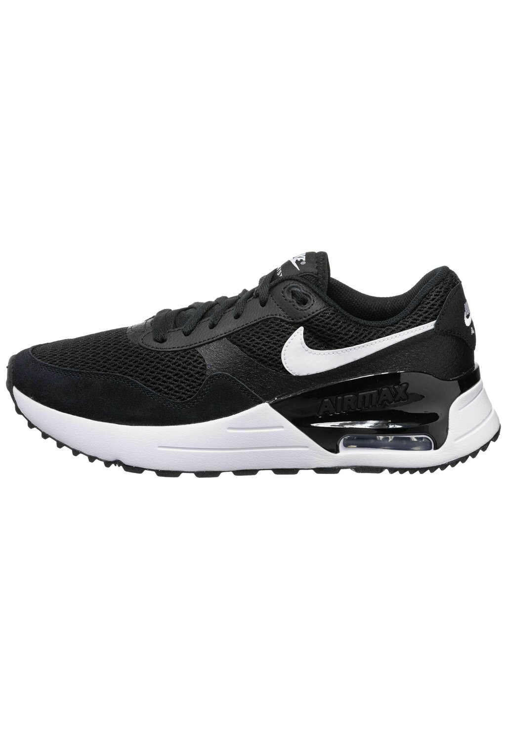 

Низкие кроссовки AIR MAX SYSTM Nike, черный белый волчий серый