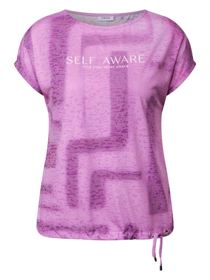 

Футболка Cecil, цвет anemone pink, Розовый, Футболка Cecil, цвет anemone pink