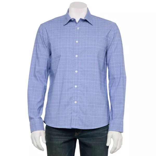 

Мужская спортивная рубашка с длинным рукавом Sonoma Goods For Life, цвет blue glen