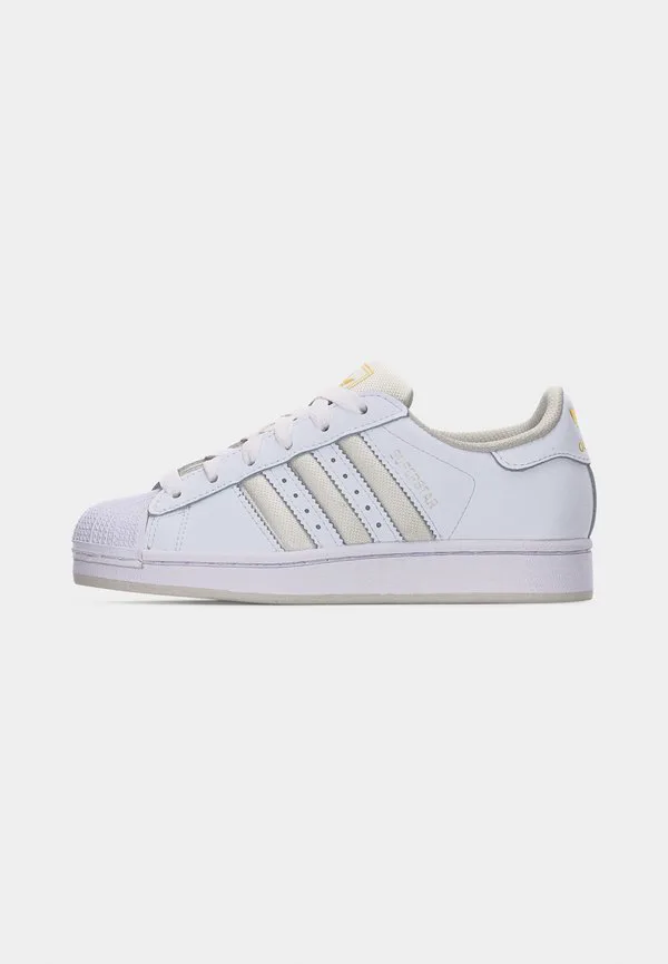 Кроссовки superstar ii унисекс Adidas Originals, Footwear White/Gold-Coloured Metallic/Grey One — фото 2