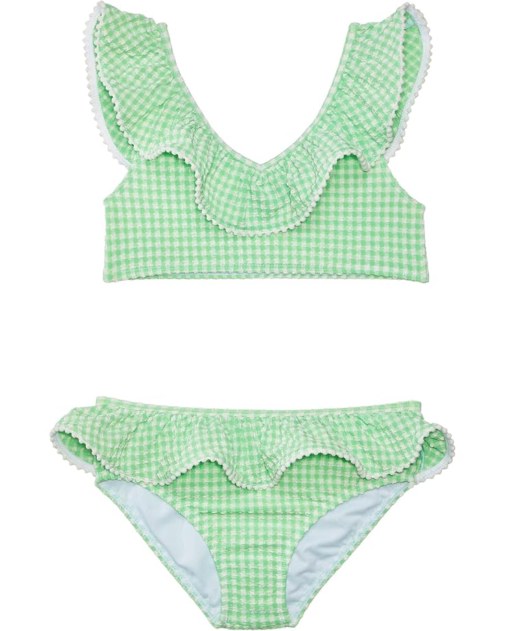 

Купальник Janie and Jack Gingham Two-Piece Swimsuit, зеленый