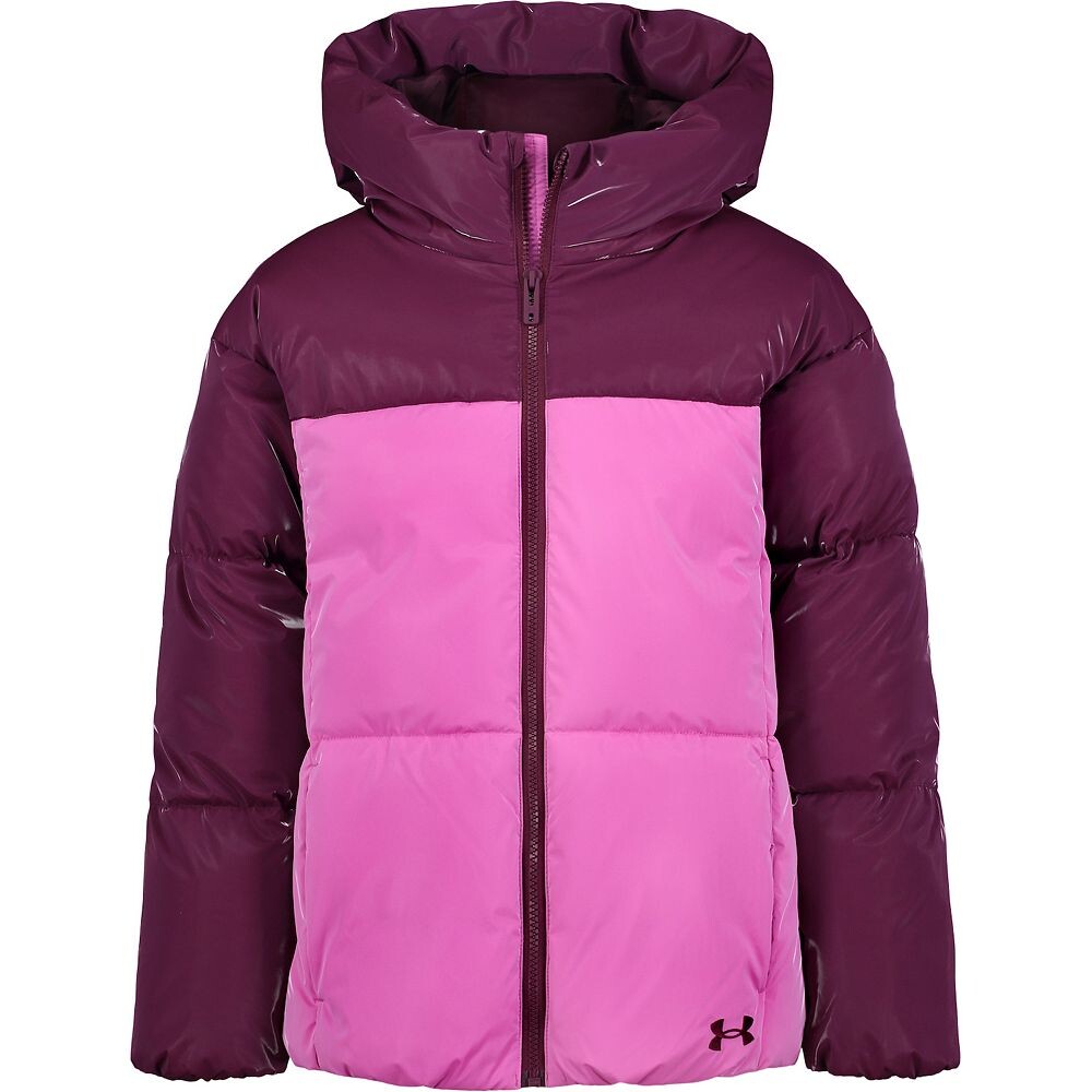 

Пуховик Under Armour цвета металлик для девочек 7–18 лет, цвет Vivid Magenta