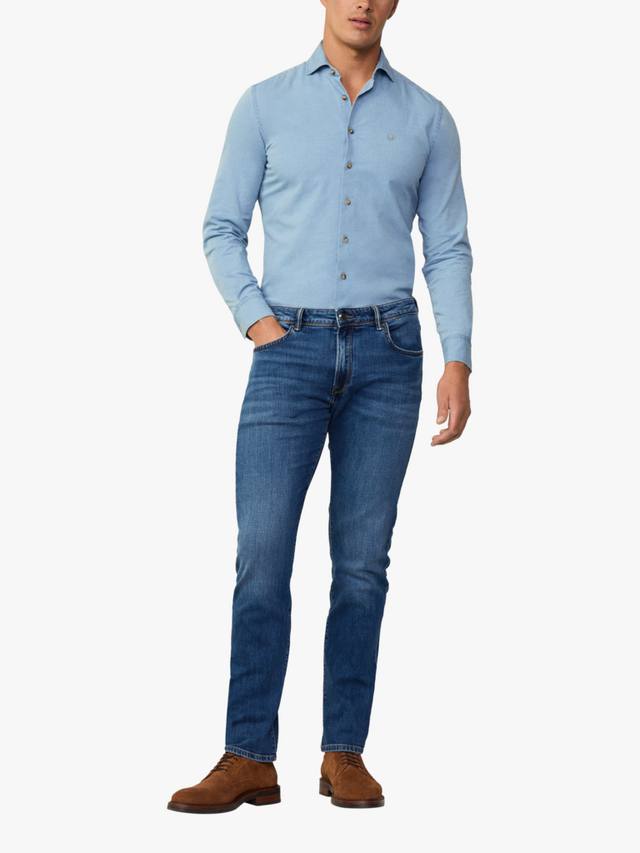 

Винтажные джинсы классического кроя Hackett London, Denim Blue