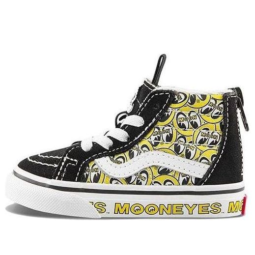 

Кроссовки mooneyes x sk8-hi zip 'black yellow white' Vans, черный
