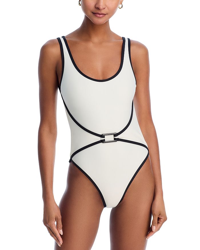 

Купальник Melanie One Piece Solid & Striped, белый