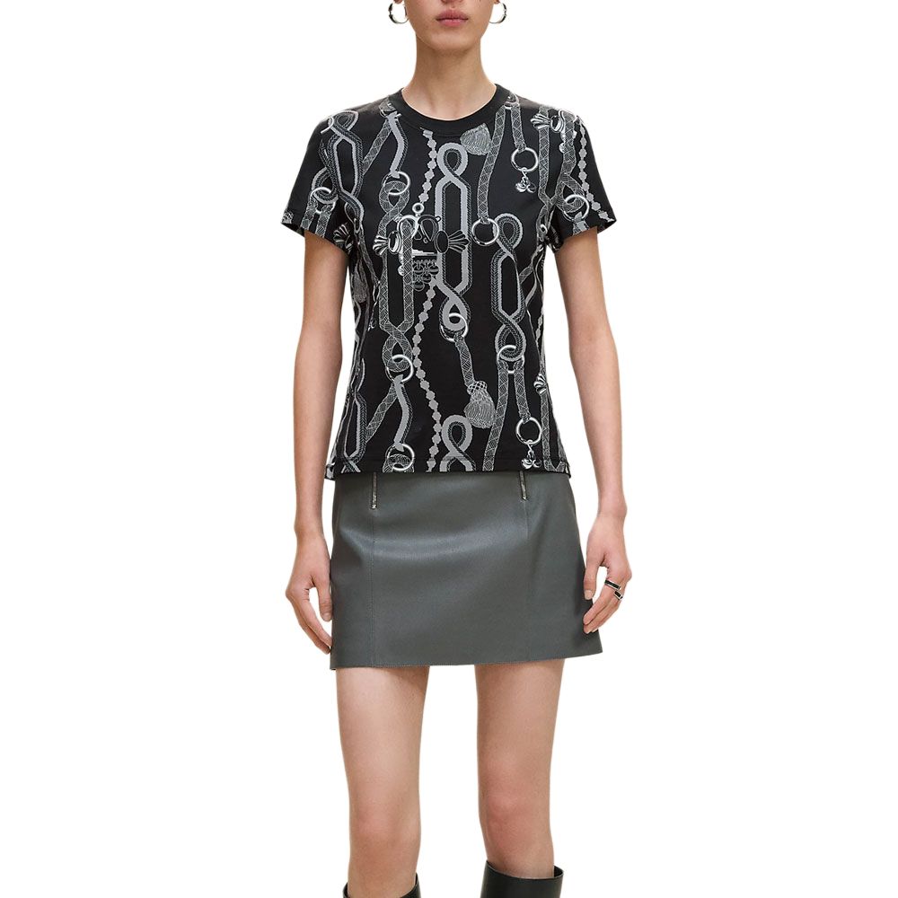 

Футболка FW25 Regular женская charcoal gray HERMES, серый