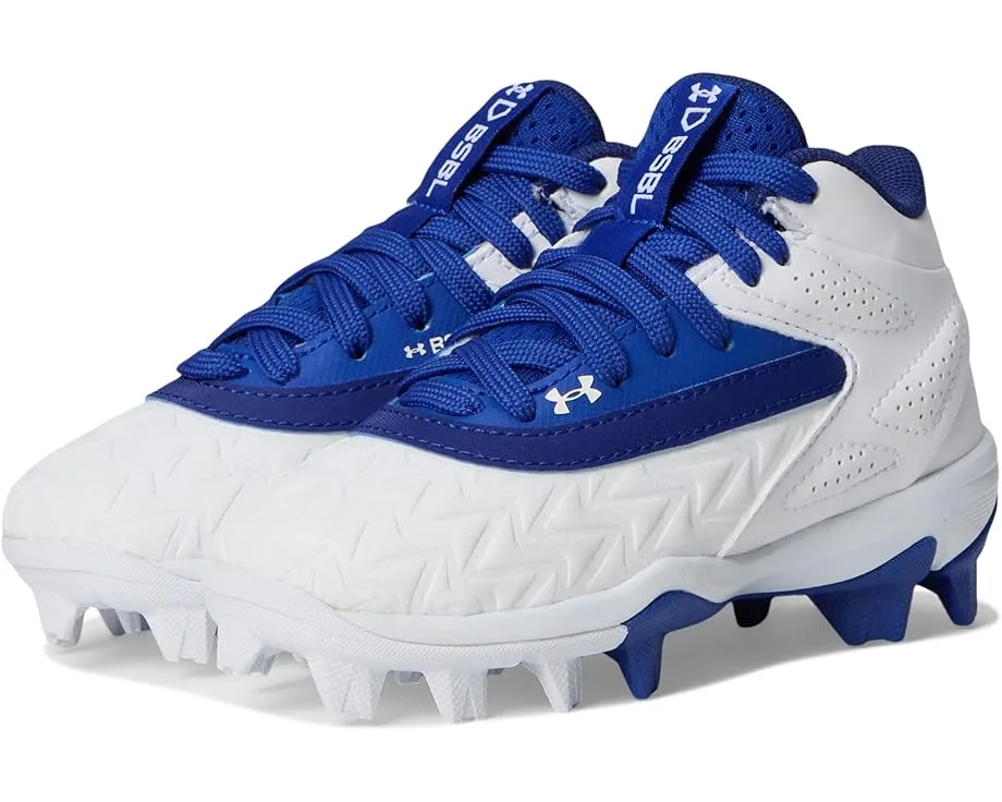 Кроссовки Under Armour Kids Leadoff Mid RM Jr. 3.0 (Toddler/Little Kid/Big Kid), Royal/White/Royal