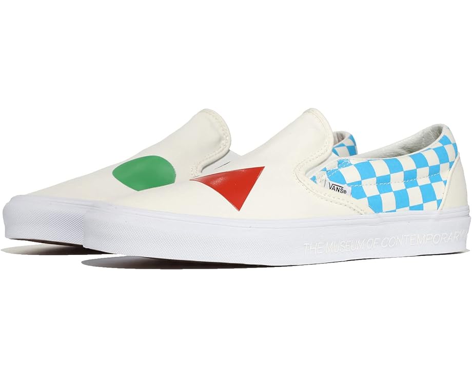 

Кроссовки Unisex Vans Classic Slip-On, цвет (Moca) Logo/Cyan