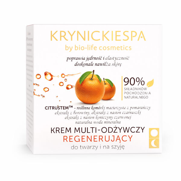 

Мультипитательный и восстанавливающий крем для лица и шеи, 50 мл Krynickie Spa