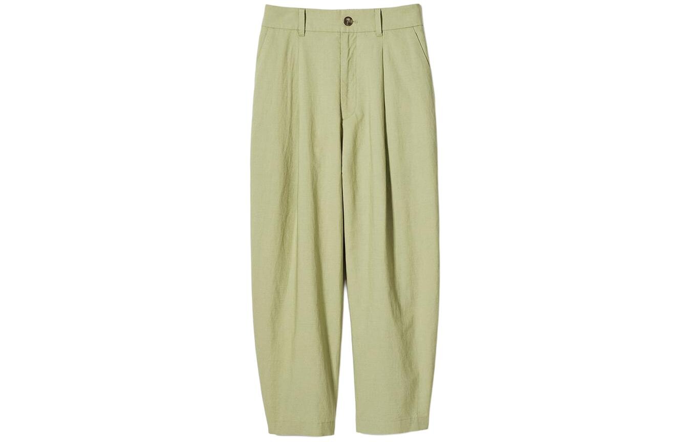 

X CDC Cobrand повседневные брюки женские Verdant Green Uniqlo