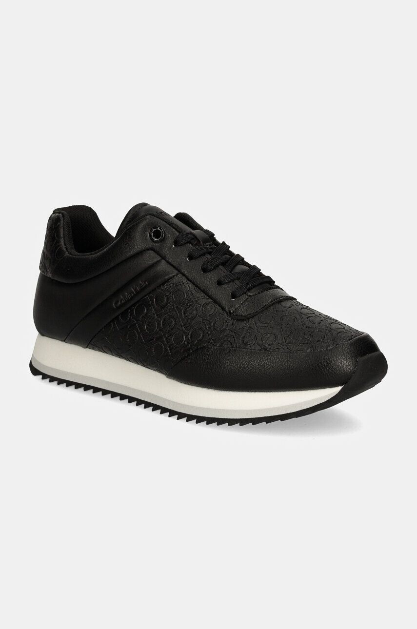 

Кроссовки Calvin Klein RUNNER LACE UP MONO MIX, черный