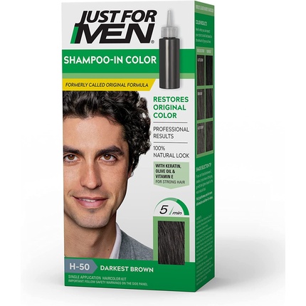 

Краска для волос Hispanic Shampoo-In Darkest Brown #4931 Just For Men