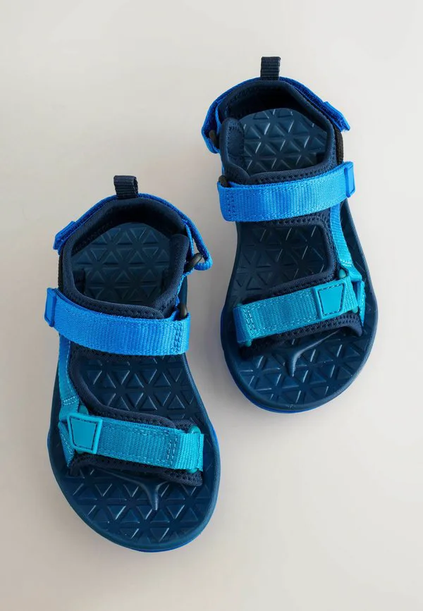 Стандартные треккинговые сандалии с застежкой-липучкой Next, Blue — фото 3