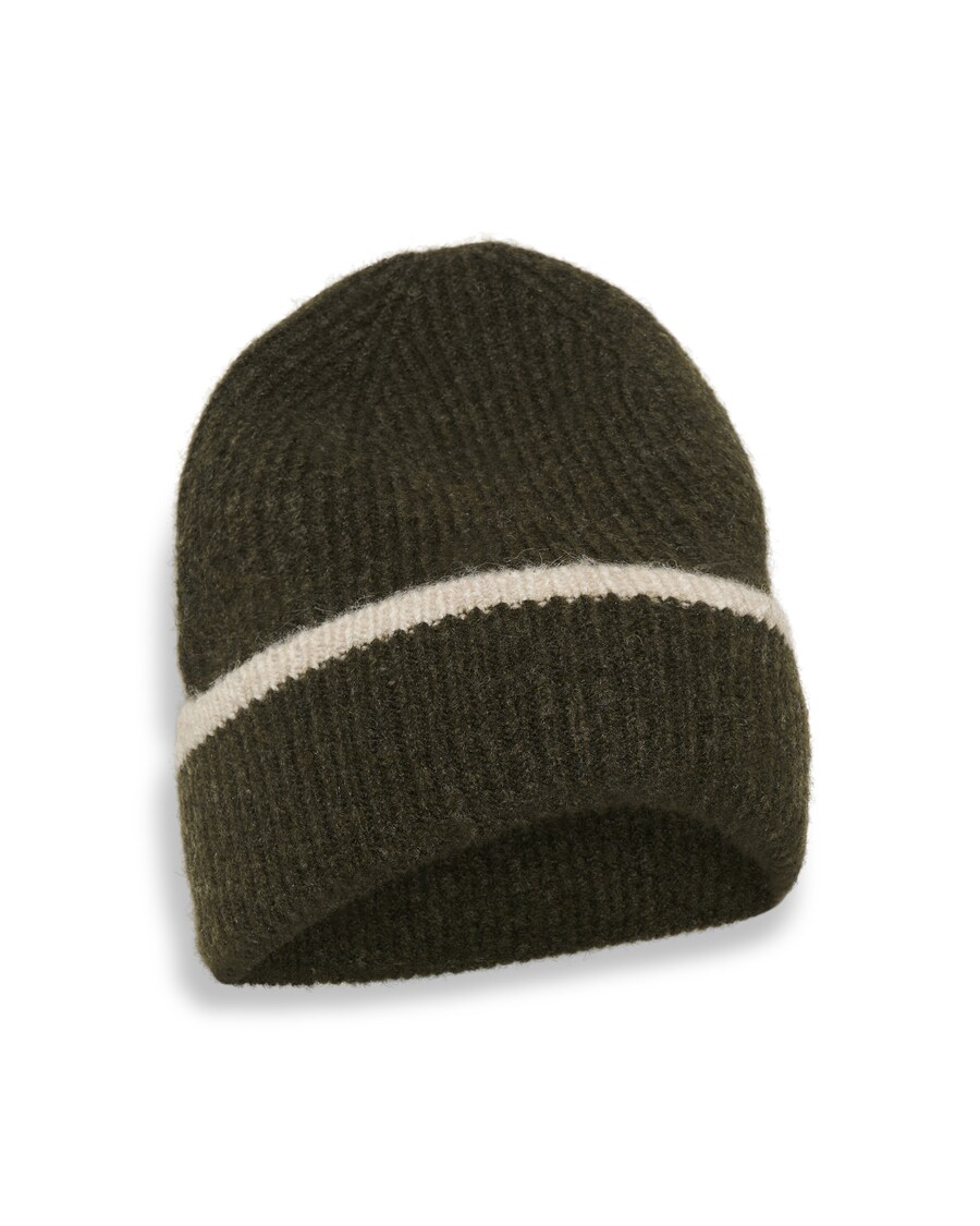 

Шапка Cream Beanie Waban, цвет mottled green